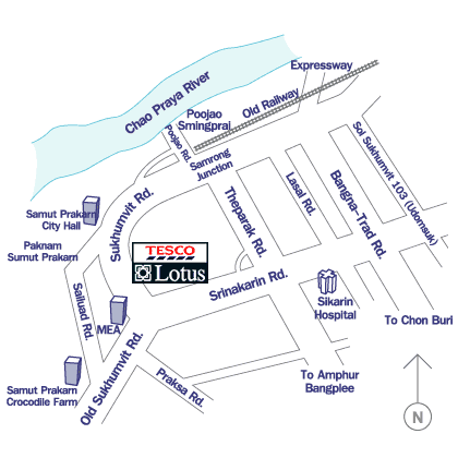 Filter mart thailand map