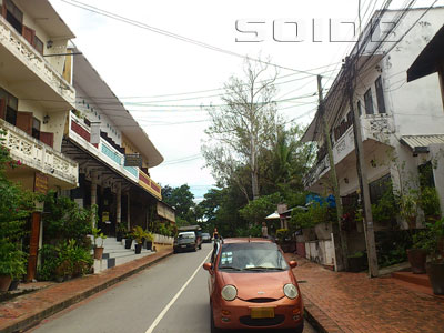 A photo of Sathouyaithao Road