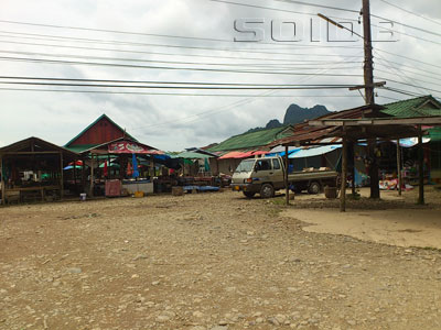 A photo of Market near Thavisouk Bus Station