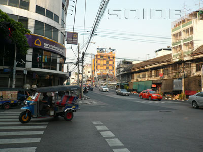 A photo of Samsen Road