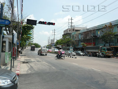 A photo of Rat Burana Road