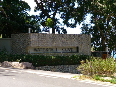 A photo of Waterfall Cove